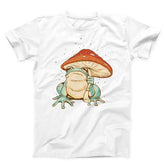 Frog Mushroom Umbrella Unisex T-shirt